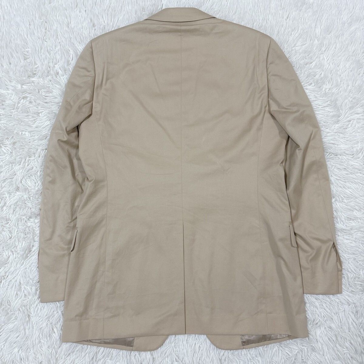 Brooks Brothers ブルックスブラザーズ 1818 Fitzgerald イタリア製 コットン セットアップスーツ ベージュ系 ビジネス メンズ KANDAIZUMI_COM