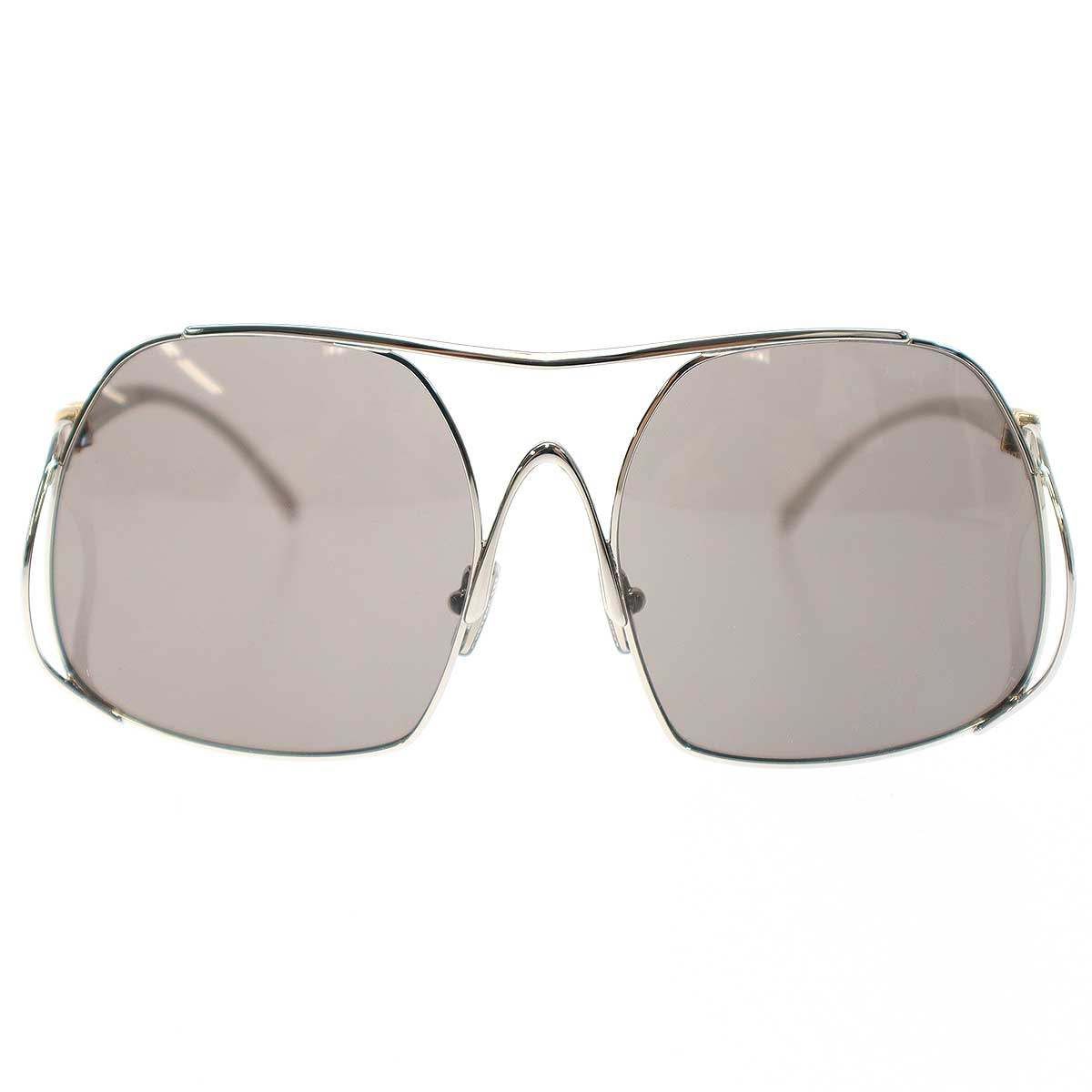 miu miu ミュウミュウ 25SS オンブルサングラス SMU A55 シルバー グレー 57□18 1BC-80Q 140