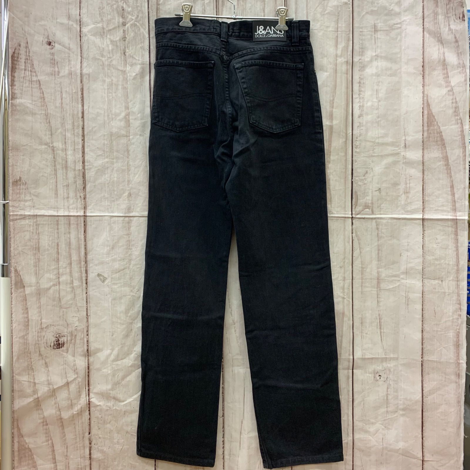 DOLCE&GABBANA スキニーデニムパンツ ブラック ☆DOLCE&GABBANA ドルチェ&ガッバーナ ブラックデニムパンツ