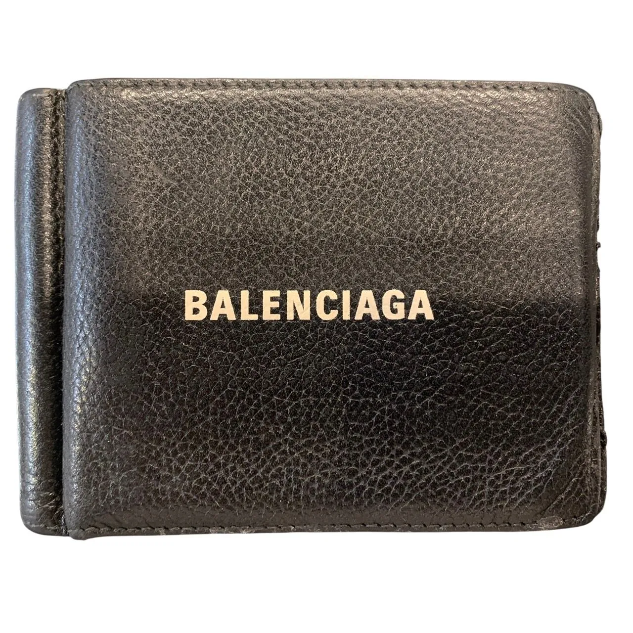 美品✨BALENCIAGA マネークリップ レザー エブリデイ ブラック 現行 極美✨BALENCIAGA マネークリップ レザー エブリデイ ブラック 現行