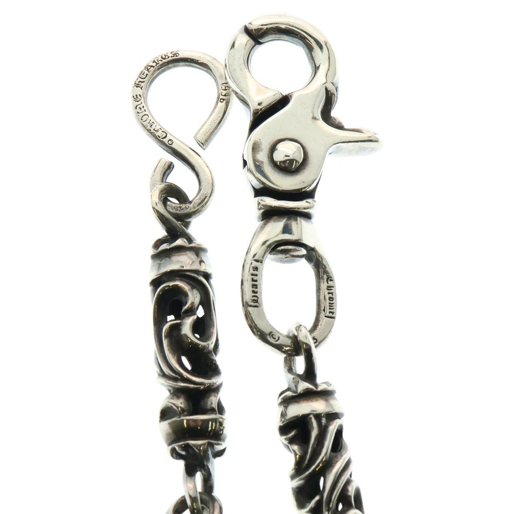 美品】クロムハーツ 9LINKローラーウォレットチェーン ロング クロム