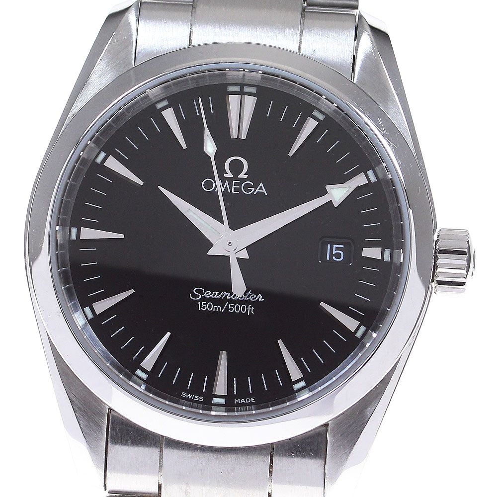 オメガ OMEGA 2518.50 シーマスター150 デイト クォーツ メンズ保証書付き_839249