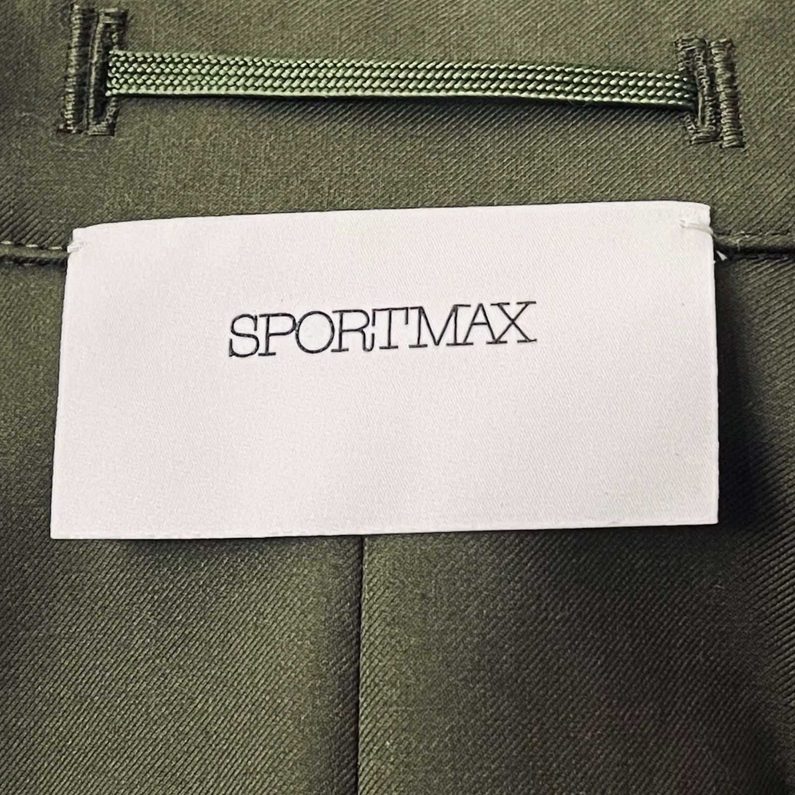 SPORTMAX スポーツマックス トレンチコート ミリタリーグリーン