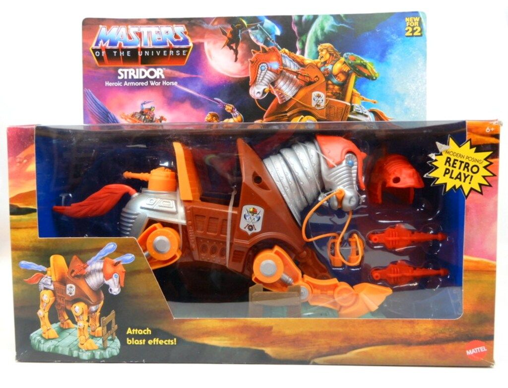 MATTEL HEROIC Armored War Horse NEW FOR 22 STRIDOR