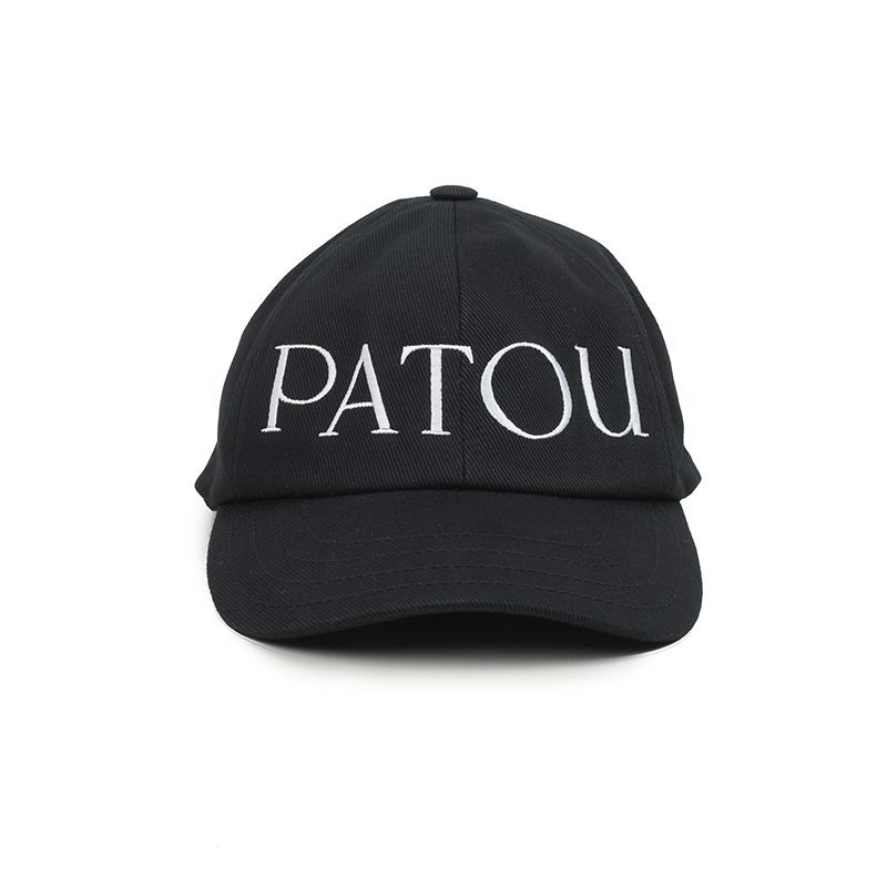 PATOU パトゥ コットン ブラックキャップ AC0400132 999B イタリア正規