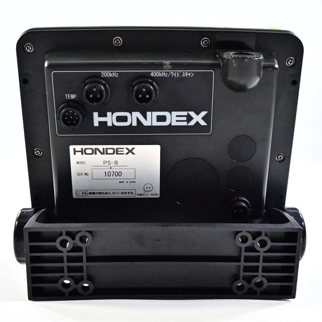 ホンデックス PS-8 振動子200kHz-ワイドスキャン400kHz-水温サンサー-画面カバー-電源コード付 HONDEX K_060 e06651 HRDEVELOPMENT_JP