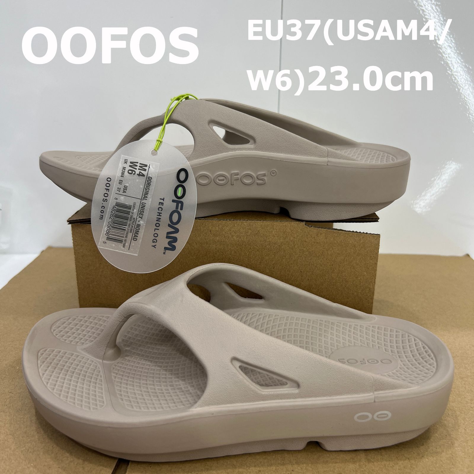 OOFOS ウーフォス NOMAD スポーツサンダル ビーチサンダル37 - サンダル
