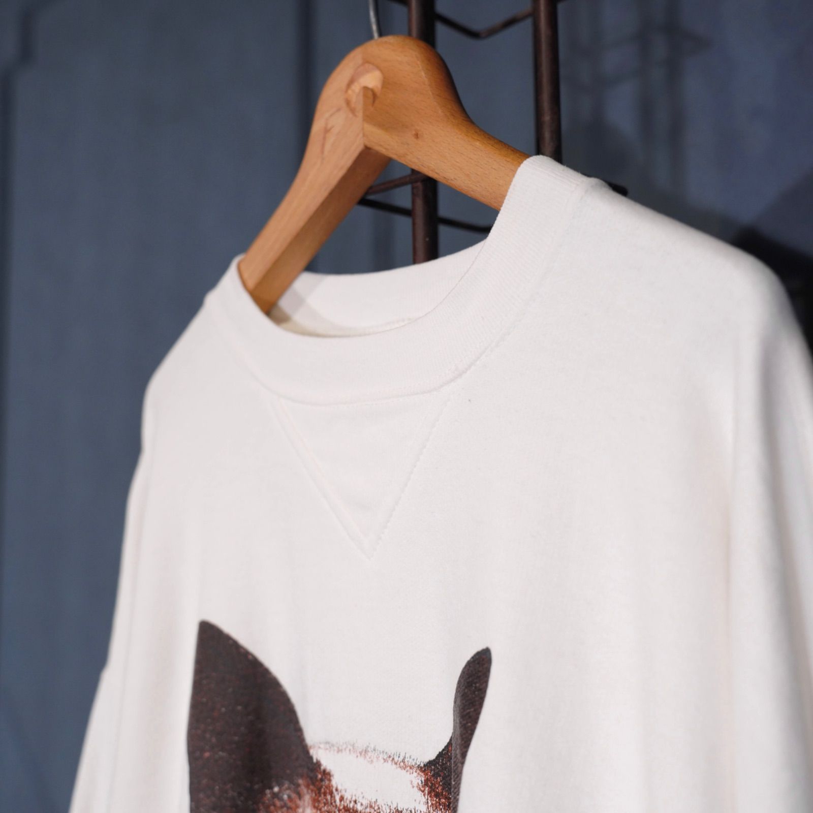 人気アイテム安い通販。 90’s USA VINTAGE CAT PRINT DESIGN SWEAT SHIRT 90年代アメリカ古着にゃんこプリントデザインスウェット