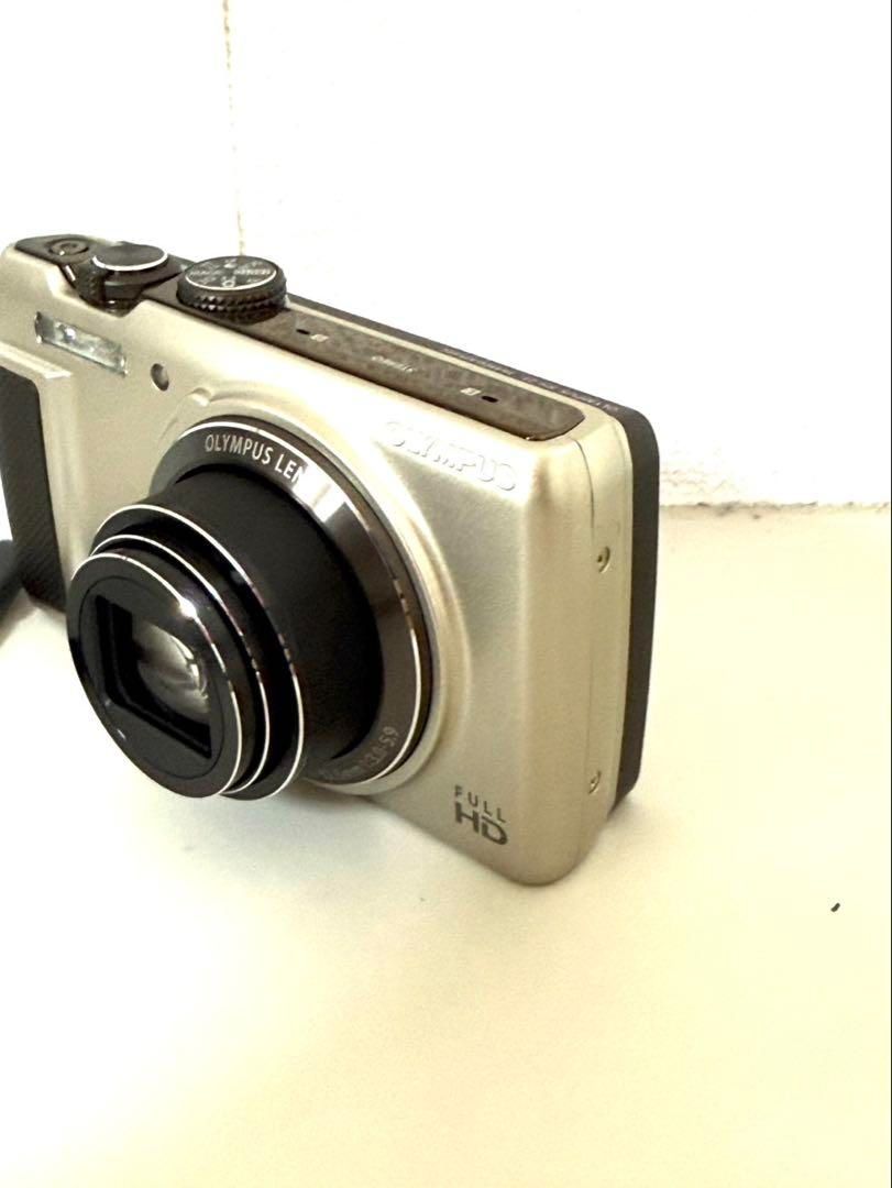 美品】OLYMPUS SH-21 デジカメ USB充電 動作確認済み ゴールド Amazon