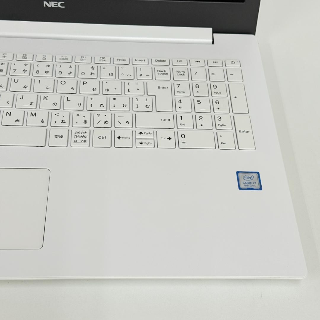 NEC㉙|SSD256GB|メモリ20GB|corei7|office|Windows11|ノートパソコン|第8世代|NVMe|PCIe|内蔵HDD1TB|フルHD|Blu-ray