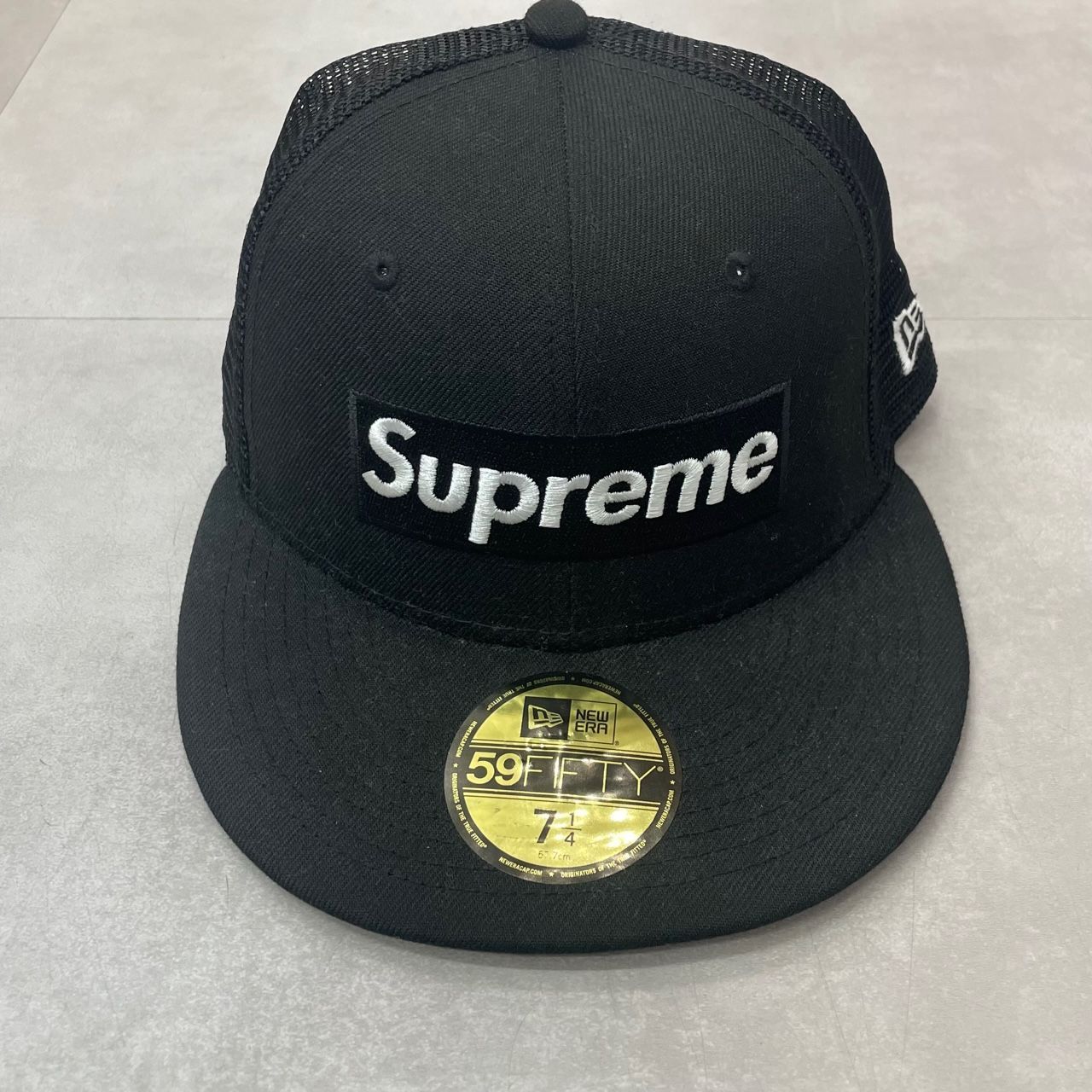 SUPREME キャップ Supreme Box Logo Mesh Back New Era Cap ボックスロゴ メッシュ