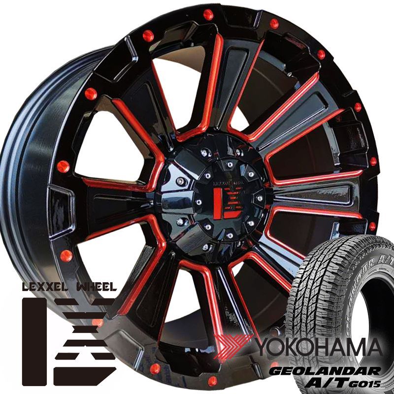 プラド ハイラックス FJ H3 タイヤホイールセット 17インチ DeathRock YOKOHAMA ジオランダー G015 265/65RR17  265/70R17 285/70R17 - メルカリ