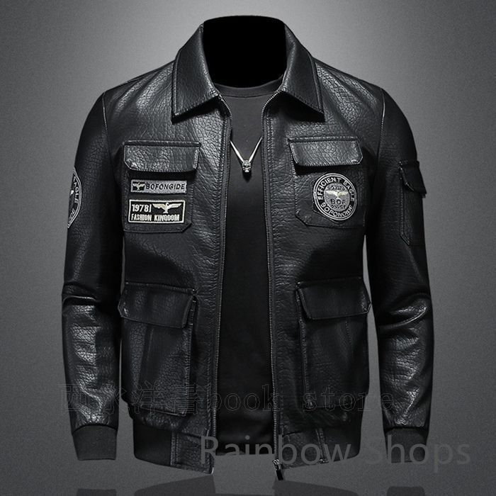 1.3mmカウハイド スタンダードスタイル シングルライダース レザー