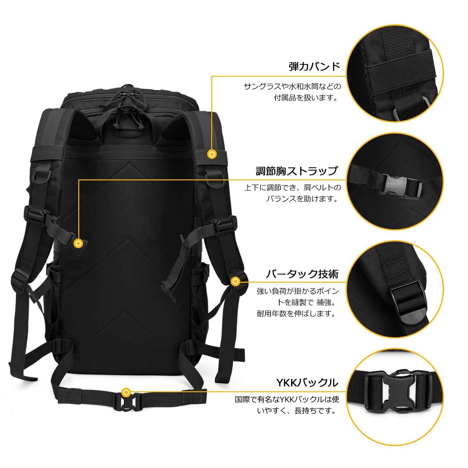 マーディングトップ] ミリタリー バックパック 28L タクティカル