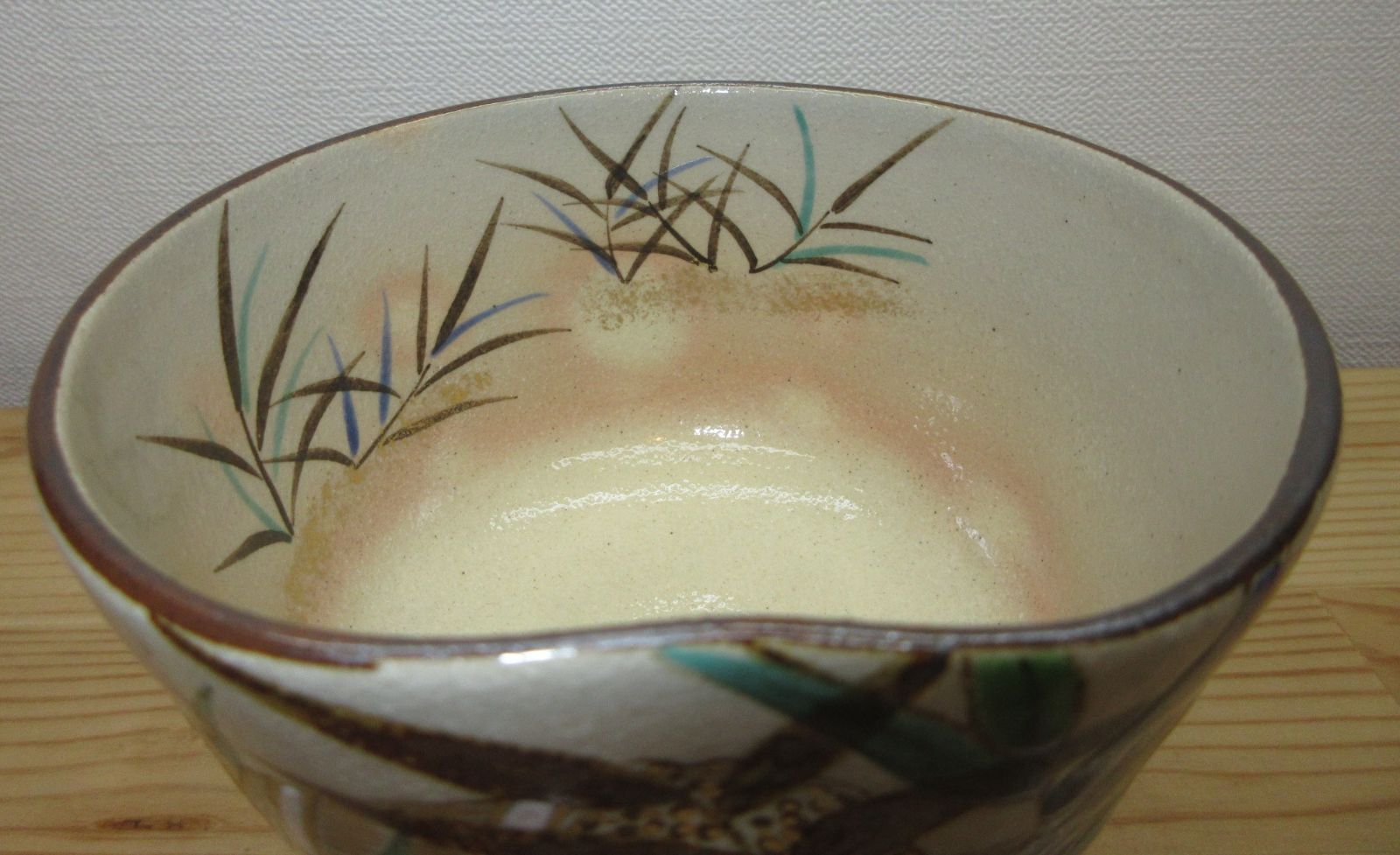 送料込【逢絢亭・新品】茶道具 茶碗 京焼 乾山 柴舟の図 伊坂清香 共箱入り 逢絢亭・新品】茶道具 茶碗 京焼 乾山 柴舟の図 伊坂清香 共