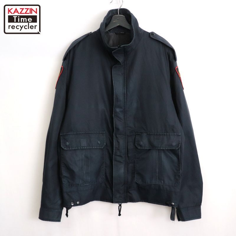 00s カナダ軍 ダブルジップ ポリス ミリタリージャケット メンズ XL~サイズ相当 ビッグサイズ オーバーサイズ