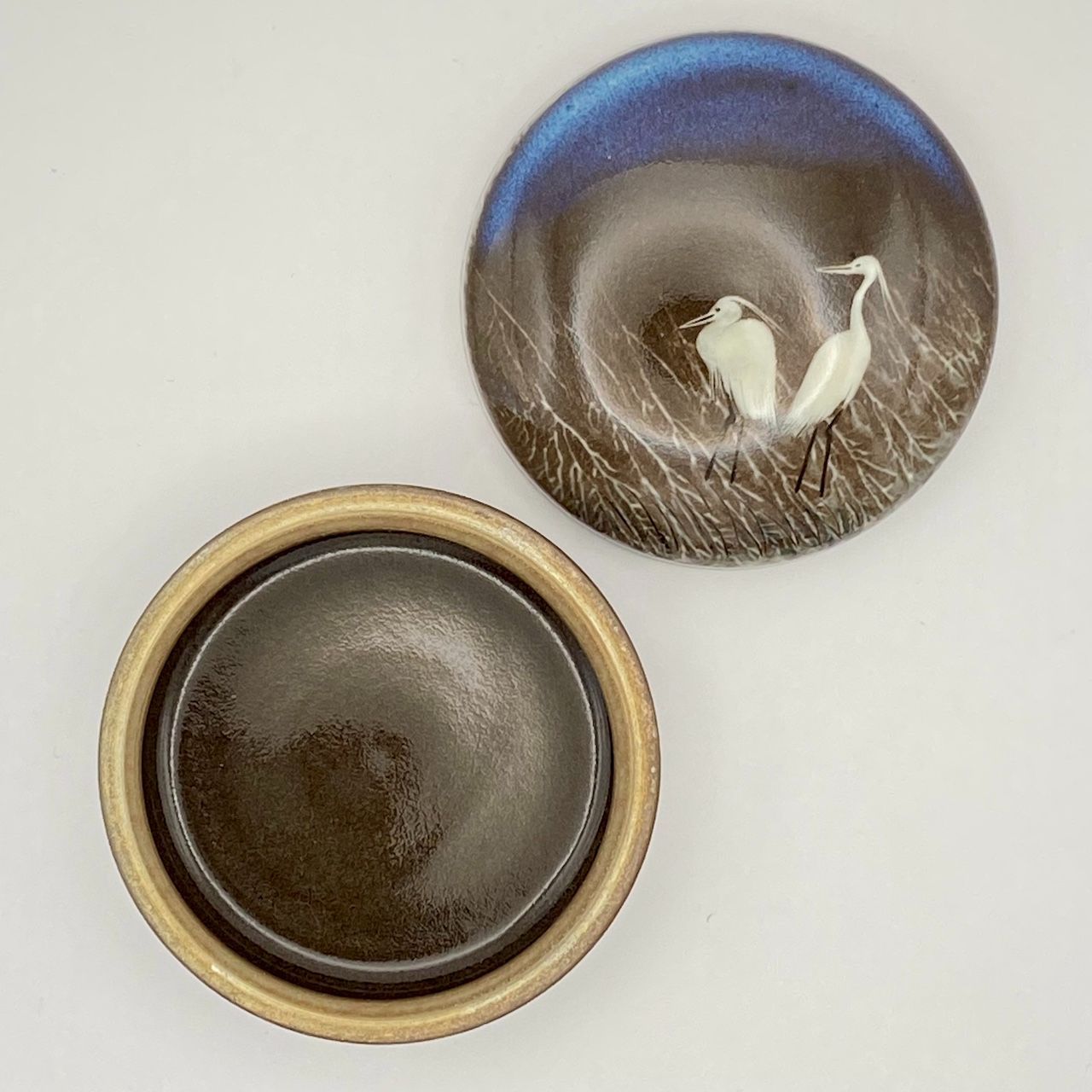 香合 現川焼 13代 横石臥牛 共箱入 茶道具 香道具 伝統工芸品 古美術