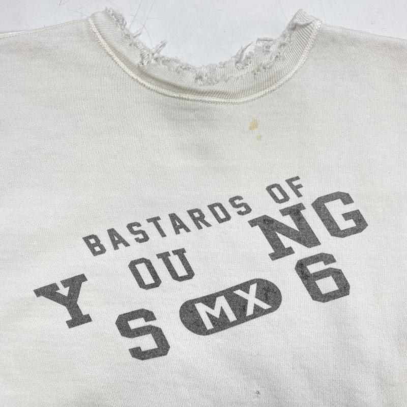 中古】SAINT MICHAEL×BerBerJin 25ss“YOUNG”CREW SWEAT ホワイト