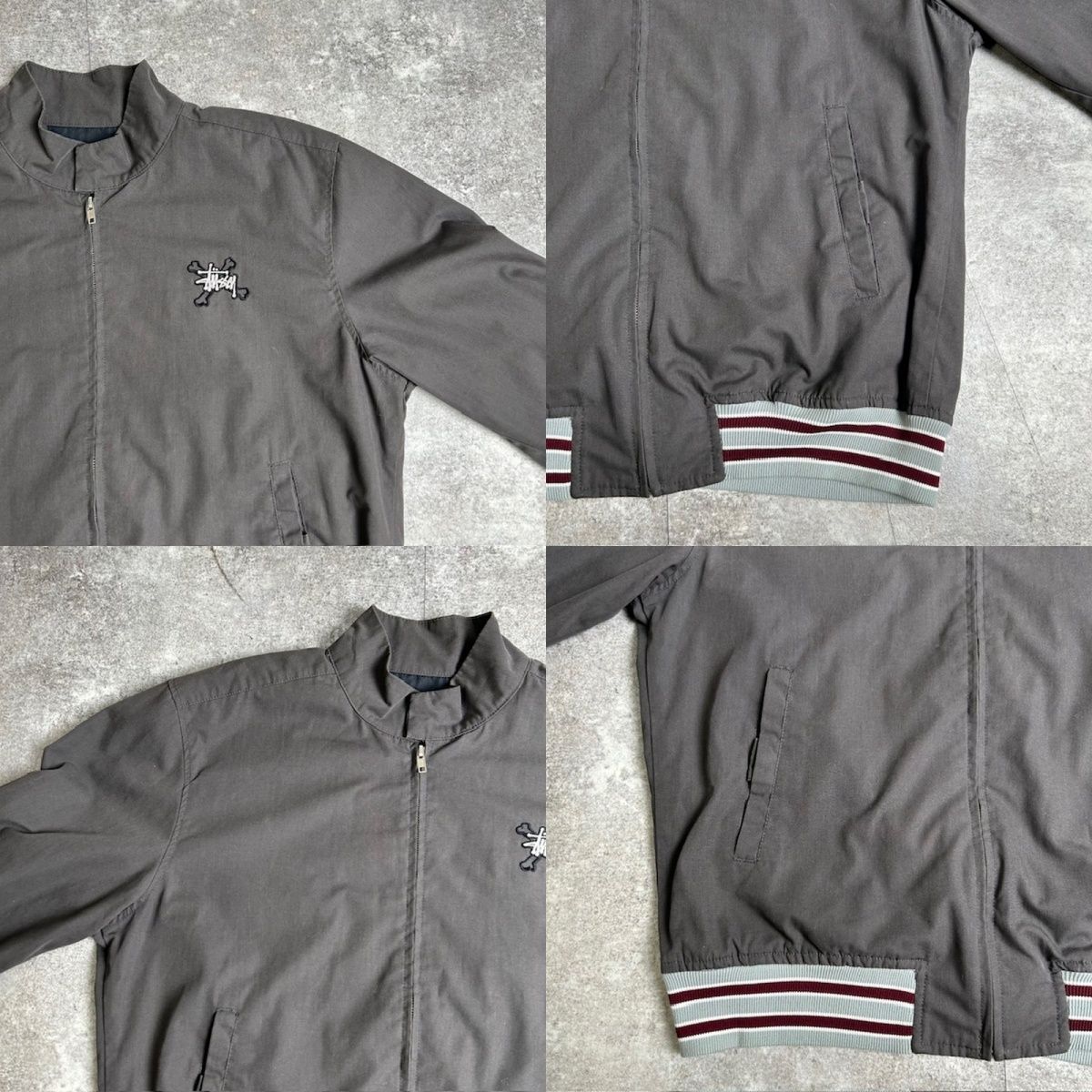 90s Stussy ジップアップ　スイングトップジャケット STUSSY ステューシー 90's 00's OLD Stussy スウィングトップ