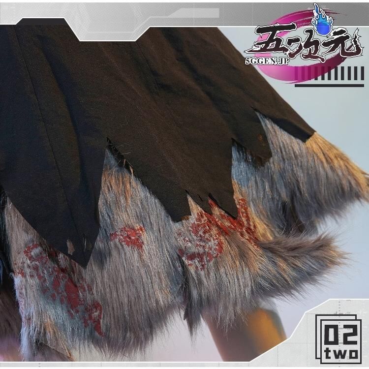 アークナイツ 明日方舟 ラップランド　典雅噩兆 三分妄想製コスプレ衣装セット新品 三分妄想 アークナイツ コスプレ ラップランド 典雅悪兆 ウィッグ