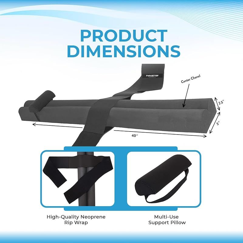 パラセッターフォームローラーシステム ピラティス ヨガ バックストレッチ コアエクササイズ用 - コルチゾールレベルを下げ リラクゼーション ストレス解消 筋膜の減圧に最適 0