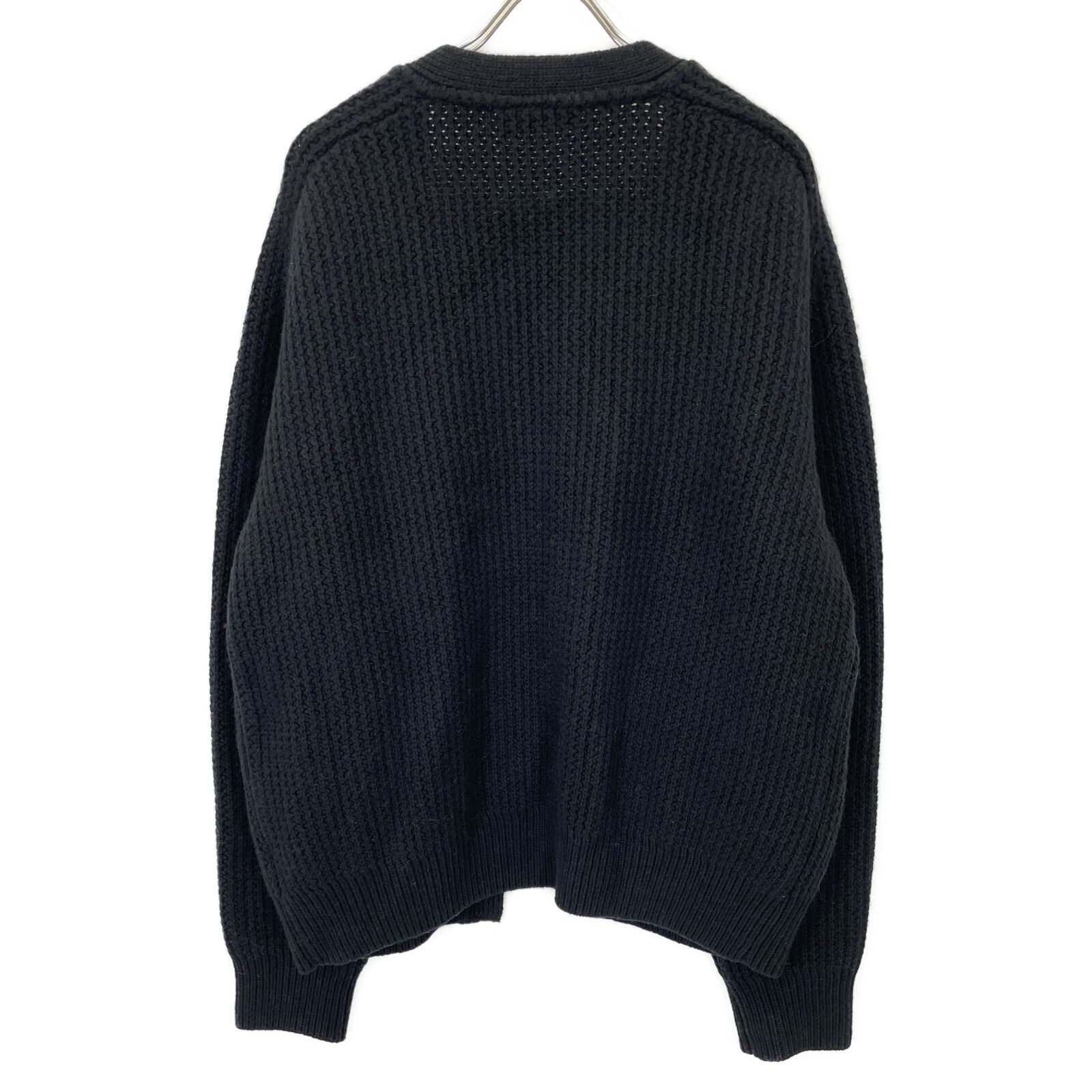 DIOR ディオール ﾌﾞﾗｯｸ 293M231AT367 BEE ｱﾙﾊﾟｶﾆｯﾄｶｰﾃﾞｨｶﾞﾝ XL