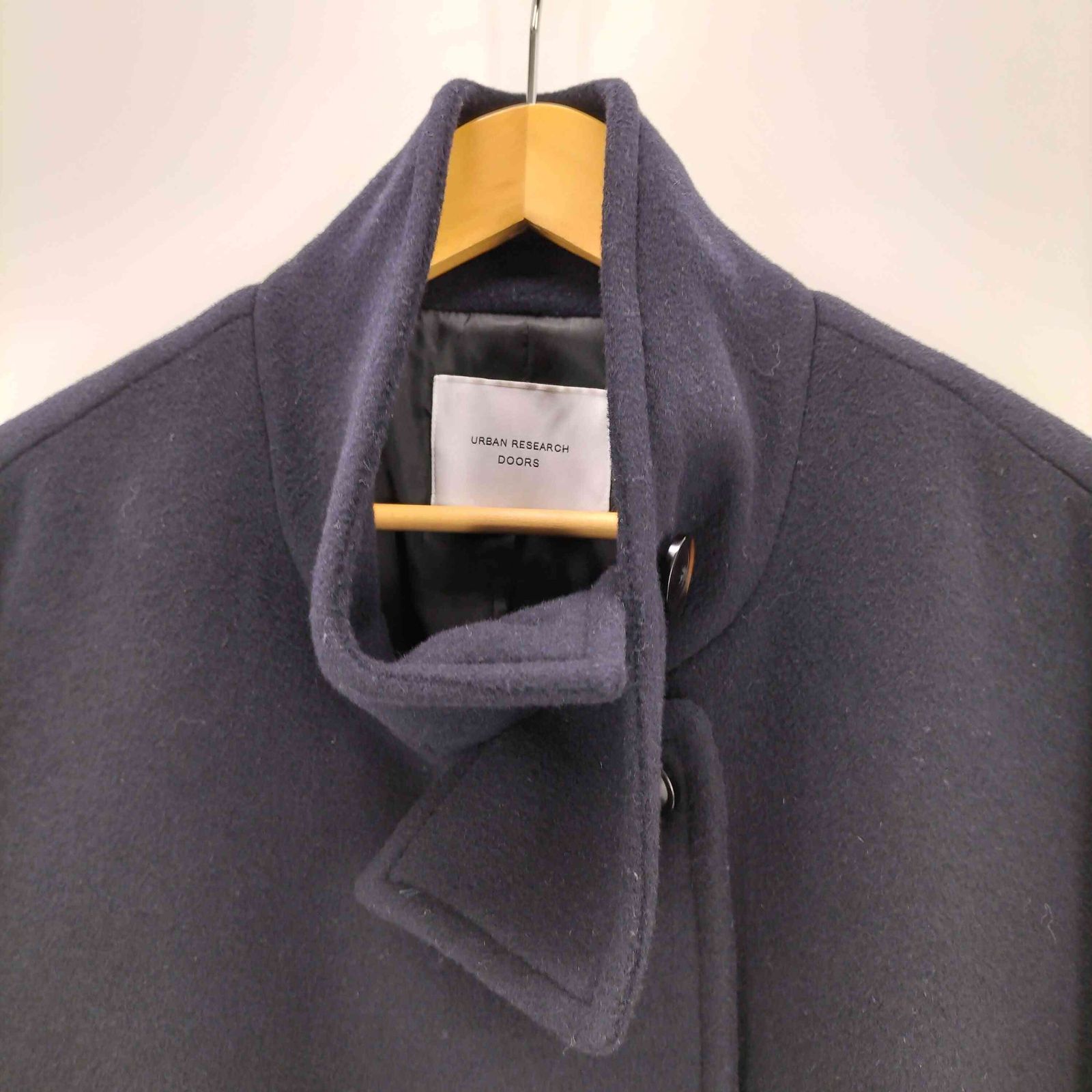 24AW URBAN RESEARCH DOORS ウールスタンドカラーコート アーバンリサーチドアーズ URBAN RESEARCH DOORS 24AW ウール