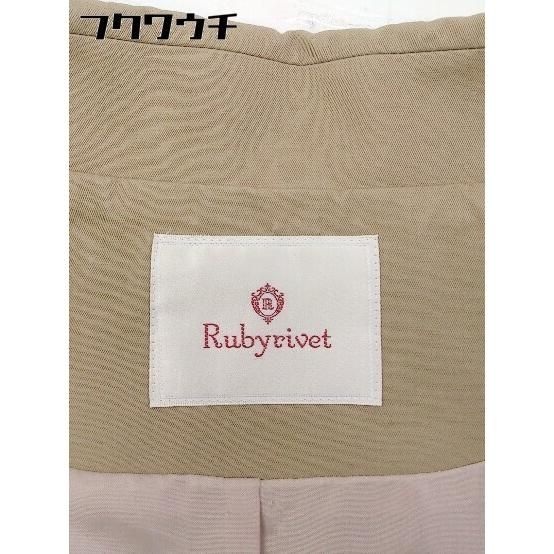 ◇ Rubyrivet ルビーリベット 長袖 ステンカラー コート サイズ38 