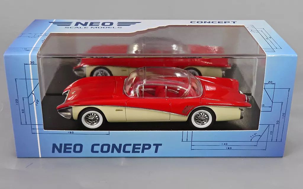 ミニカー 1|43 ビュイック センチュリオン 1956 NEO43845