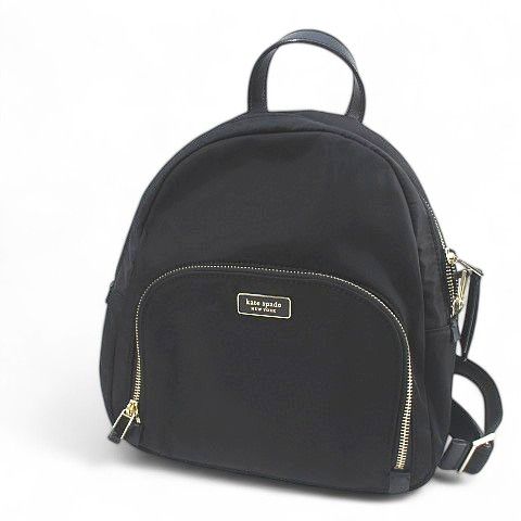 タグ付き美品 ケイトスペード リュックサック バックパック ナイロン ブラック ケイトスペード リュック ブラック ナイロン 大容量 A4対応
