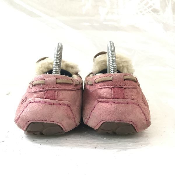 美品 超レア UGG アグ ムートン モカシン W ALENA ピンク 23 美品 超レア