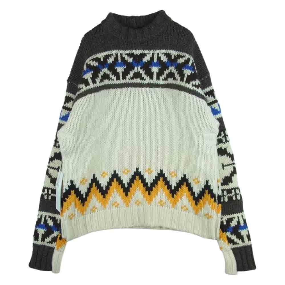 Sacai サカイ 22AW 22-02908M Nordic Knit Pullover ノルディック