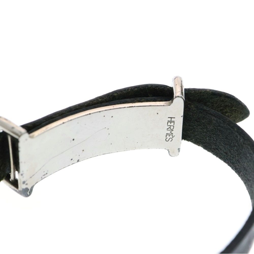 HERMES (エルメス) アピ1 レザー ブレスレット ブラック - メルカリ