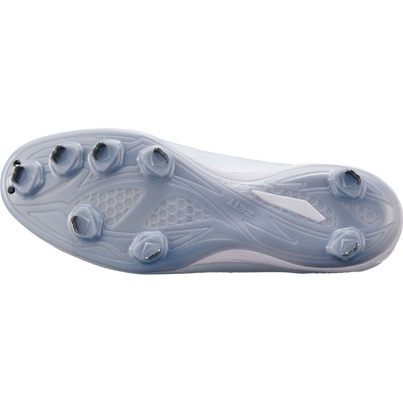 送料無料の商品多数！ zett ゼット カナグスパイク スーパーグランドジャッ 野球ソフトスパイクカナクウメコミ bsr2719wmb-1111 ホワイト ホワイト