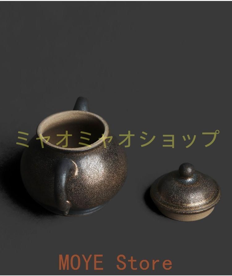 窯変?金高潘茶壺 急須 茶器 煎茶道具 - メルカリ