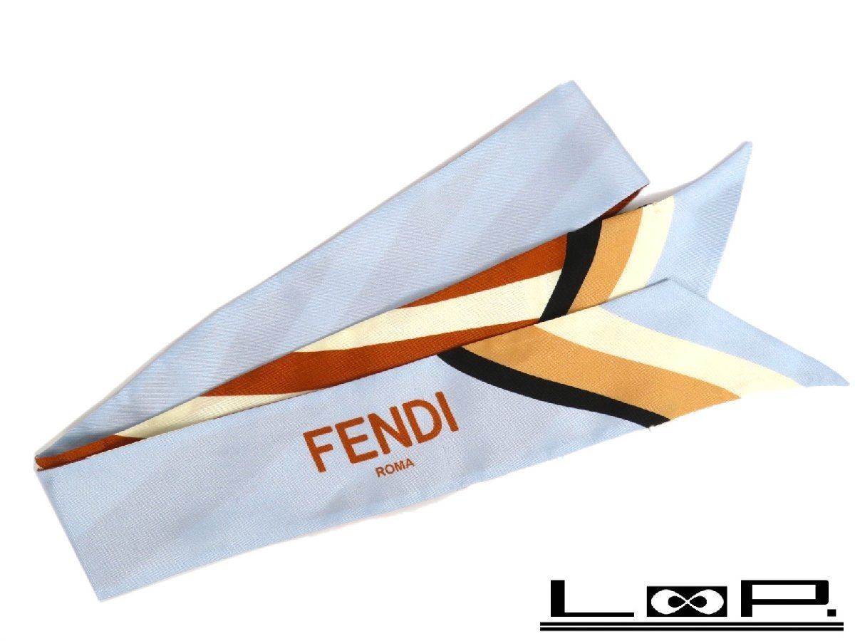 美品】 FENDI フェンディ ツイリー スカーフ シルク 【A61088】 - メルカリ