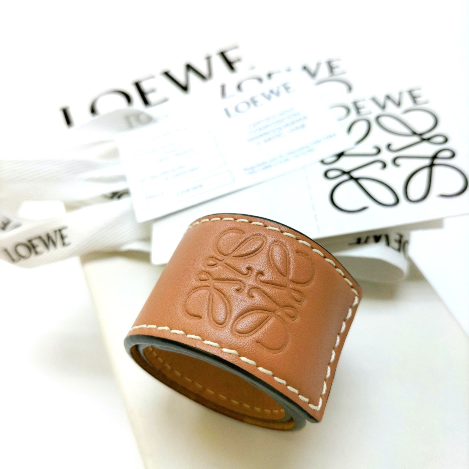 LOEWE ロエベ スラップ ブレスレット スモール レザー