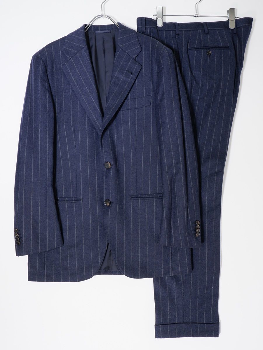 TOMORROWLAND ゼニアトロフェオ生地 ストライプスーツ