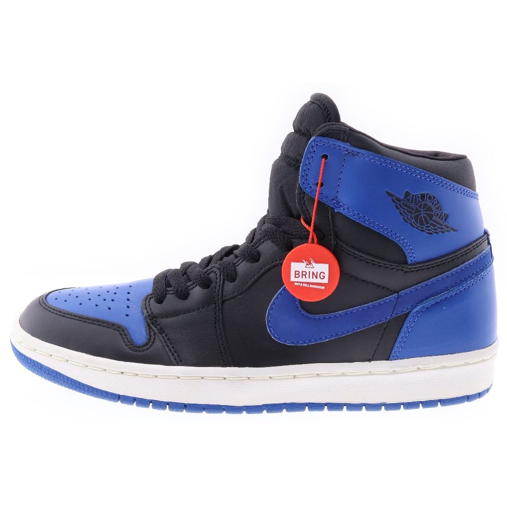 NIKE (ナイキ) 【観賞用 2001年製】 AIR JORDAN 1 RETRO HIGH Royal エアジョーダン レトロ ロイヤル ハイカットスニーカー ブラック/ブルー 136066-041 US9/27cm
