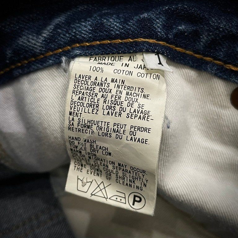 【美品】Yohji　Yamamoto　homme　マジックウォッシュデニム Y's for men × SPOTTED HORSE CRAFT マジックウォッシュデニム