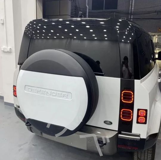 新品未使用 ランドローバーディフェンダー専用スペアタイヤカバー フジ 