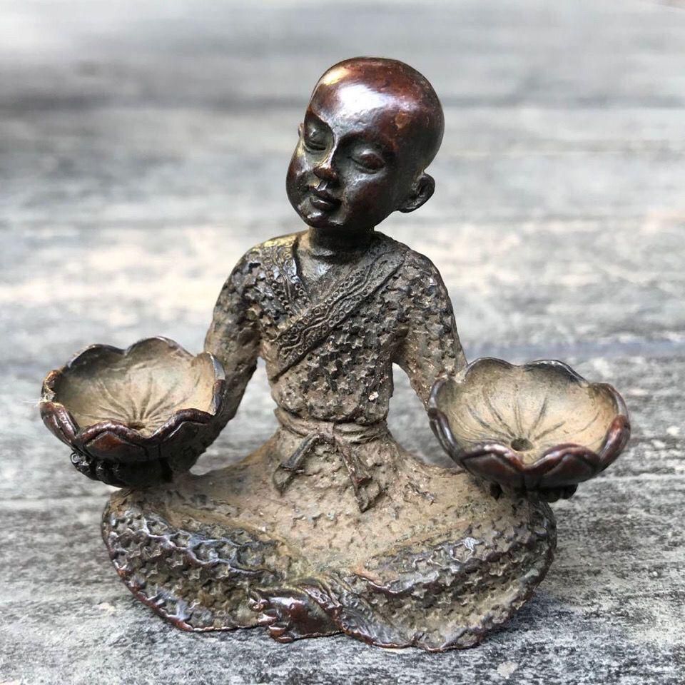 銅細工 三足双龍耳炉 香道具 薫香炉 装飾品 工芸品 美術品 置物