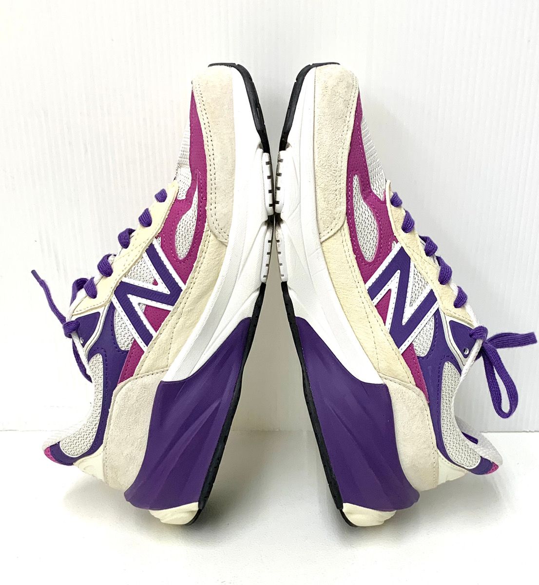 ニューバランス new balance 990v6 オフホワイト&パープル Made