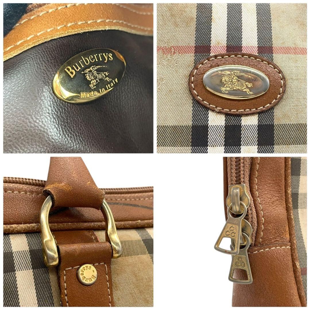 バーバリー BURBERRY ビジネスバッグ ノバチェック ホースロゴ