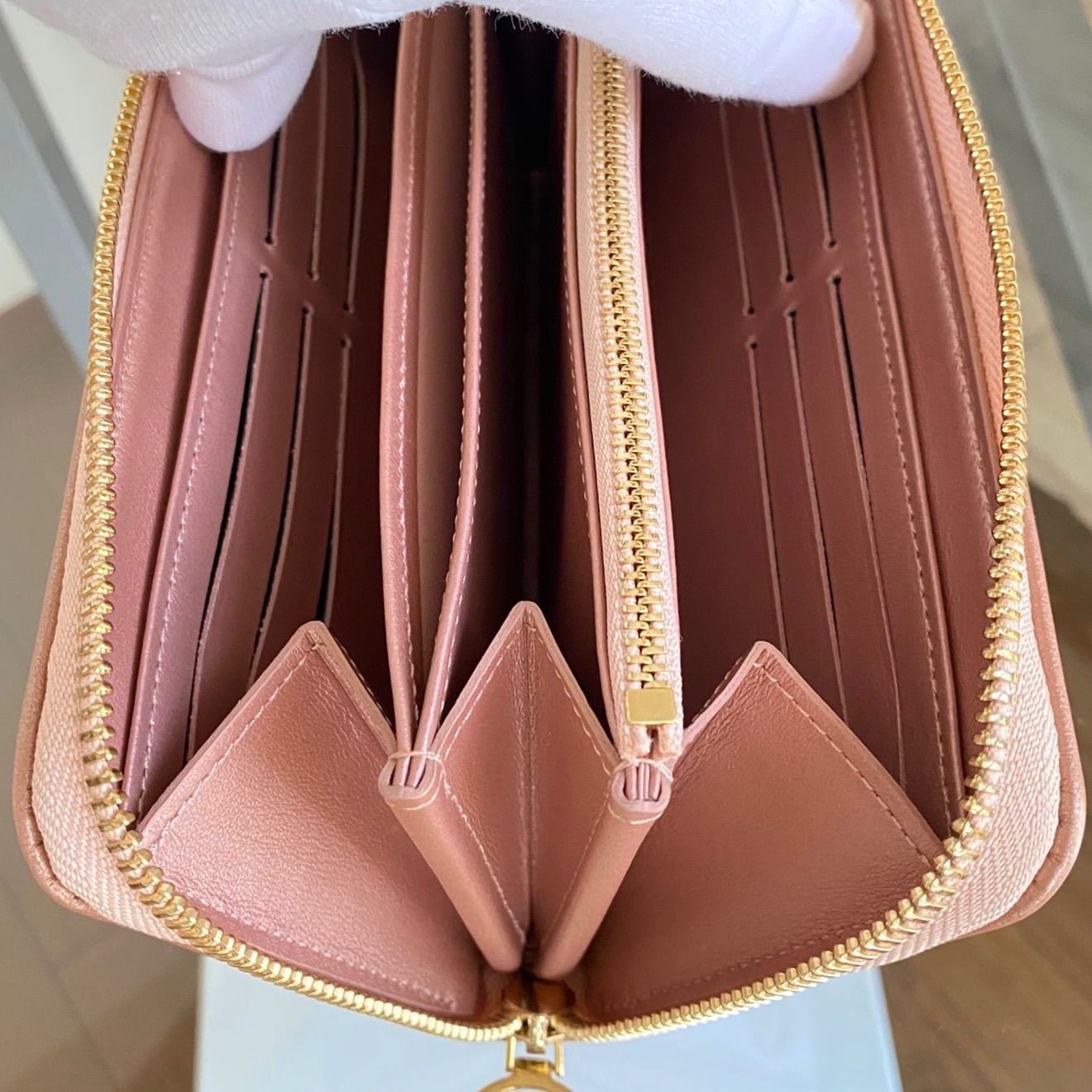 LouisVuitton 長財布(ラウンドファスナー) クッサン ローズゴールド 