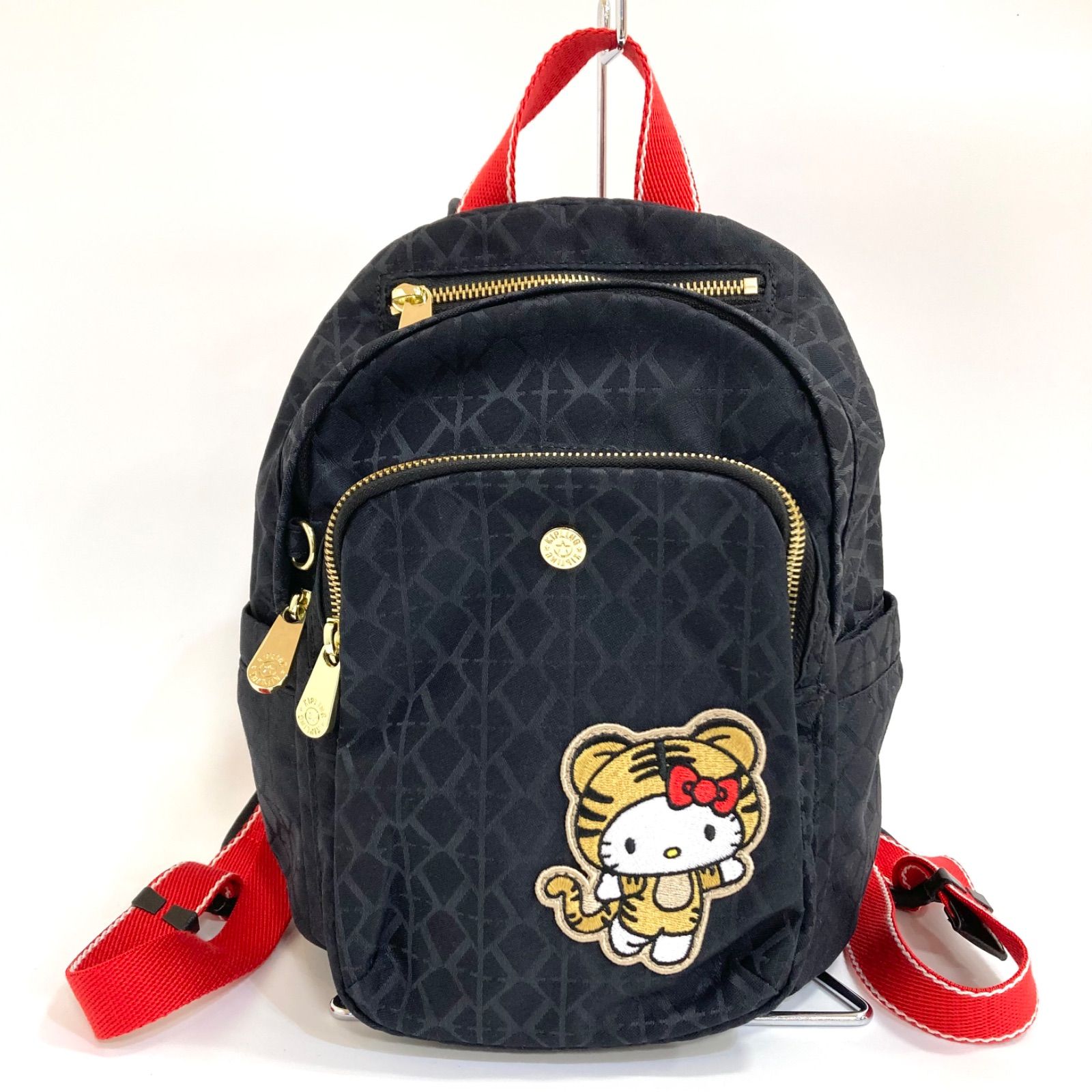 KIPLING》 キプリング×ハローキティ リュック ブラック 黒 - おしゃれ