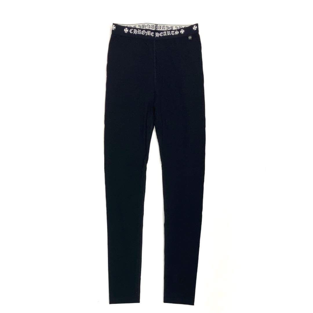 CHROME HEARTS クロムハーツ レギンス パンツM ブラック スパッツ