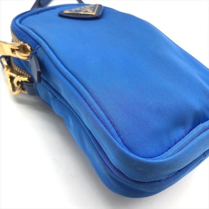 良品 PRADA プラダ 三角ロゴ ナイロン 2Way ミニ ショルダー バッグ