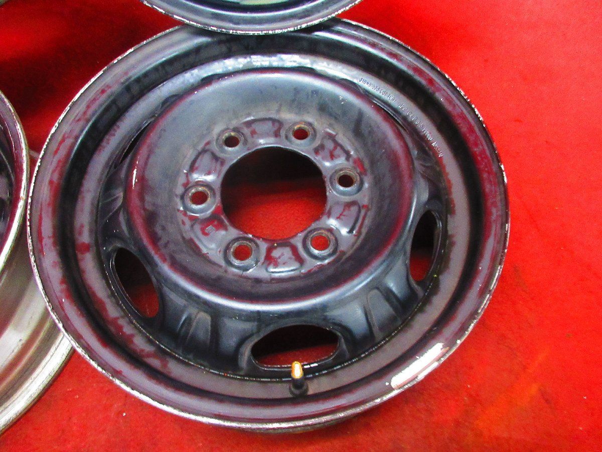 スチール ホイール 4本 日産 キャラバン NV350 純正 15×5.5J 6穴
