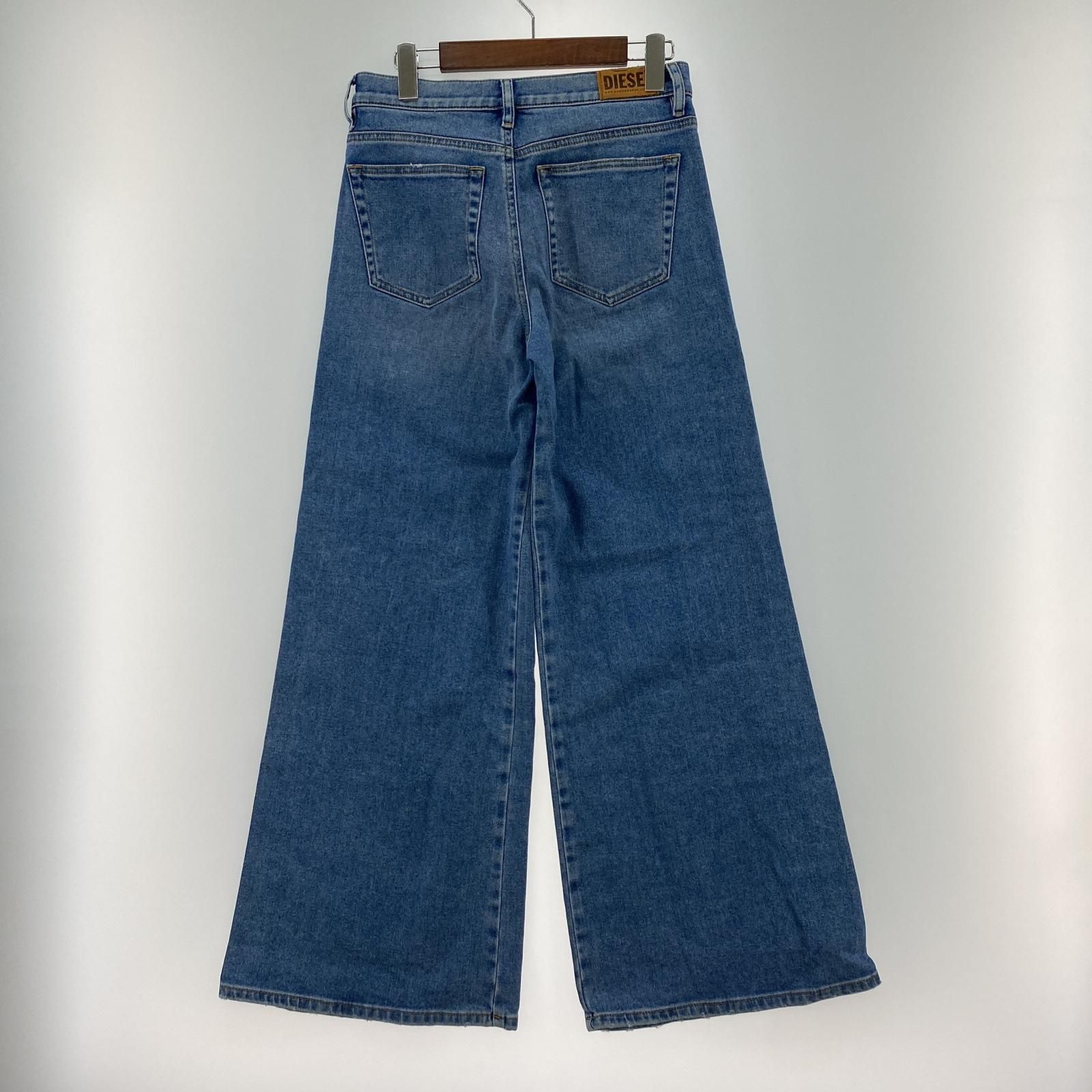 DIESEL ディーゼル ワイドデニムパンツ size27/ブルー